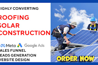 generate solar leads roofing construction handyman leads and build website