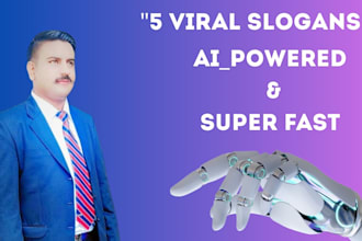 create 5 viral slogans and ad copy using ai
