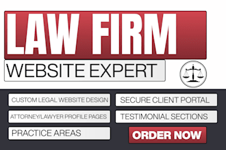 design legal website personal injury family law firm immigration lawyer website