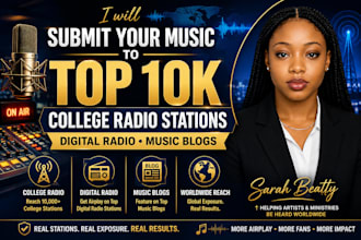 submit your music to top 10k college radio stations digital radio, music blogs