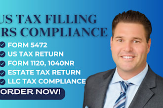 file US tax returns 5472, 1120 1040nr 1065 in 24 hours and ensure tax compliance