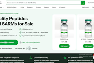 research peptide store peptide website nutraceutical peptide ecommerce website