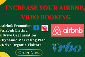 boost airbnb booking airbnb promotion, airbnb marketing, vrbo, airbnb listing