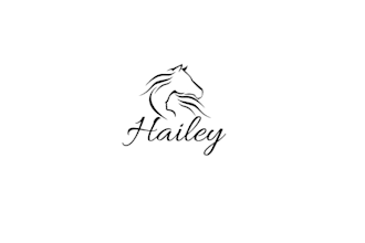 design unique horse women logo