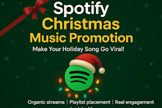 do spotify christmas music promotion radio music  christmas song promotion