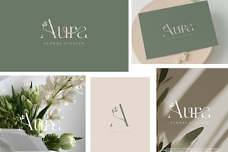 do a minimalist, aesthetic beauty logo