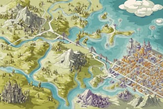 map illustration vector illustration vector map