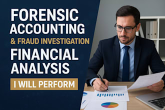 perform CPA forensic accounting, fraud investigation, financial statement review