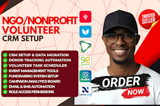 setup ngo volunteer crm civicrm virtuous kindlink eudonet giveffect neon missio