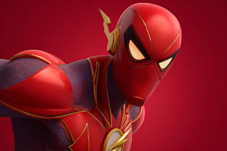 draw photo to cartoon character superhero comic book