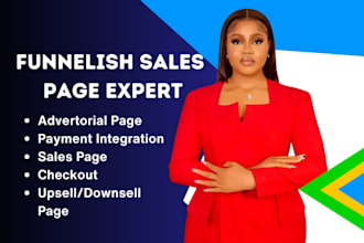 design funnelish sales page advertorial page funnelish sales page