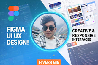 design and  develop UI UX in figma