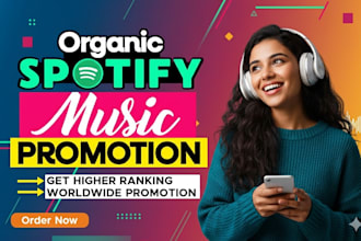 promote your song for organic spotify streams and playlist growth