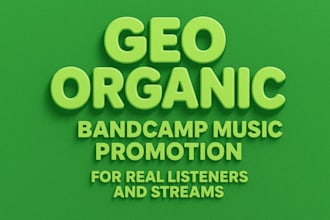 do GEO organic bandcamp music promotion music blog for real listeners and stream