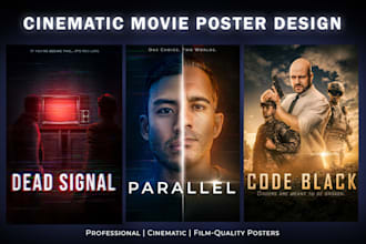 create a hollywood style cinematic poster