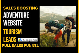 generate tourism leads adventure travel cruise travel safari tour build website