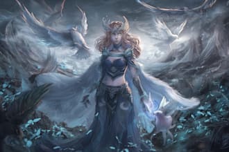 create stunning fantasy art characters and scenes