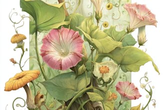 draw realistic botanical illustration
