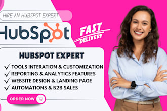 setup hubspot crm, hubspot email design, hubspot automation, hubspot integration