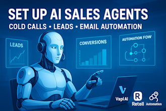 setup ai sales agent lead generation, cold calling, email automation using vapi