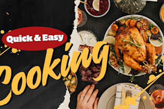 create, design, format recipes book custom recipe cookbook print book, kdp ebook