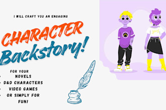write a detailed fantasy character backstory