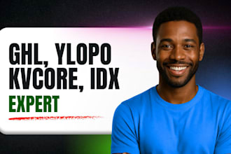 setup ghl ylopo kvcore pipeline lofty CRM idx website resimpli, ghl management