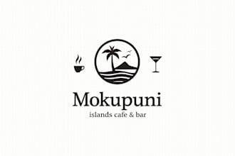 design outstanding beach bar vintage logo with express delivery