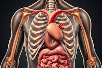 do medical, scientific and biology illustrations for you