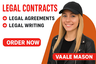 write legal contracts, legal agreements and do legal writings