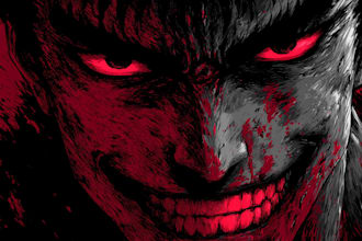 draw custom dark berserk style art in high quality