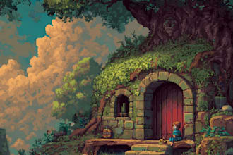 draw pixel art with various styles