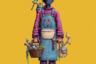 create professional pixel art characters and animations