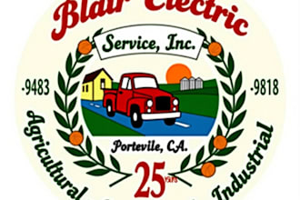 make eye catching blair electric logo design with unlimited revision