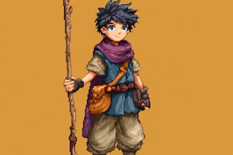 pixel art character design