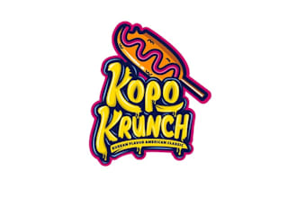 design korean corn dog franchise logo