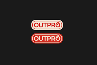 design outdoor cooking oven out pro logo