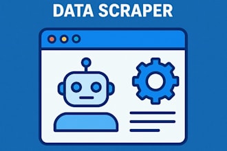 develop chrome extension, web automation bot, or data scraper