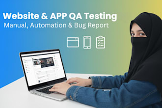 perform professional QA manual testing and detailed bug reporting for website
