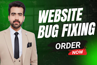 do website development bug fixing, web app, or custom web
