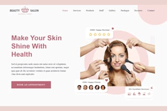 design skincare shopfy store skincare website beauty website makeup beauty store