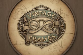 design vintage frames logo