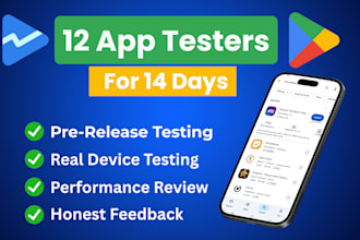 do 12 close app tester for google play testing