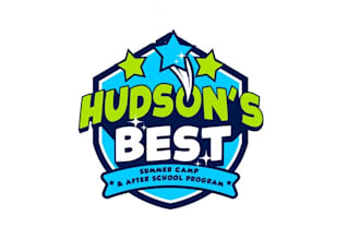 design best after school summer camp logo
