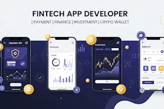 build fintech app, payment app, finance app, investment app, crypto exchange app