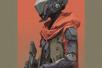 make beautiful sci fi, fantasy, dnd character portraits