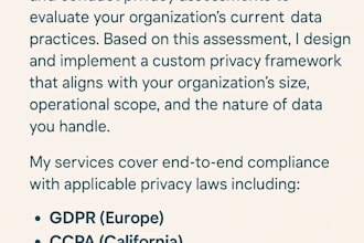 draft privacy policies for your organisation