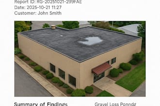analyze your roof damage using ai and provide a professional report