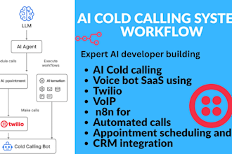 build smart n8n automations n8n flow ai agents voice bot using twilio voip vapi
