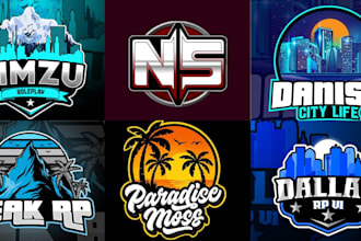 do professional roleplay logo for fivem and discord for your brand